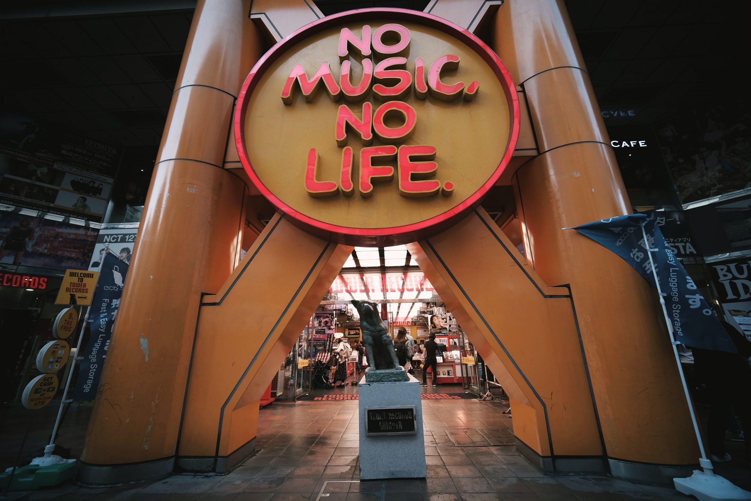 Tower record in shibuya. Credit: thanakorn - stock.adobe.com