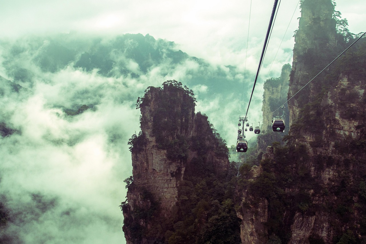 Zhangjiajie National Forest Park as a Surreal Luxury Escape with a helicopter tour